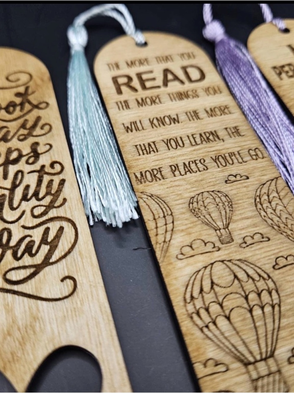 Handmade Wooden Bookmarks